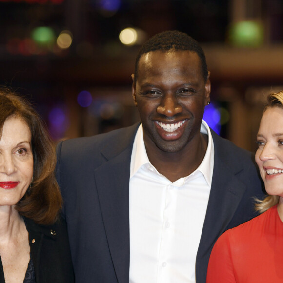 Virginie Efira, Omar Sy et Anne Fontaine - Première du film "Police Night Shift" lors de la 70e édition du festival international du film de Berlin (La Berlinale 2020), le 28 février 2020. © Future-Image via Zuma Press/Bestimage