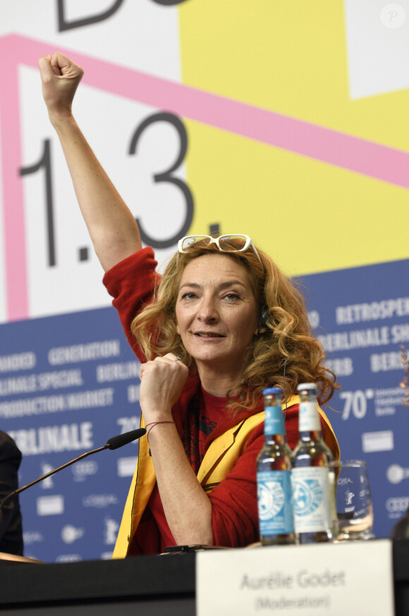 Corinne Masiero - Conférence de presse pour le film "Effacez l'historique" lors de la 70e édition du festival international du film de Berlin (La Berlinale 2020), le 29 février 2020.