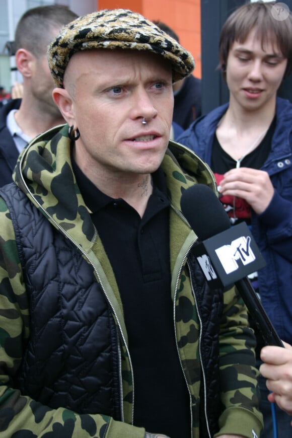 Keith Flint à Moscou, Russie, le 28 juin 2014.