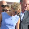 Francesca Pascale - Silvio Berlusconi en meeting électoral devant sa compagne Francesca Pascale à Versilia en Italie le 6 juin 2015.