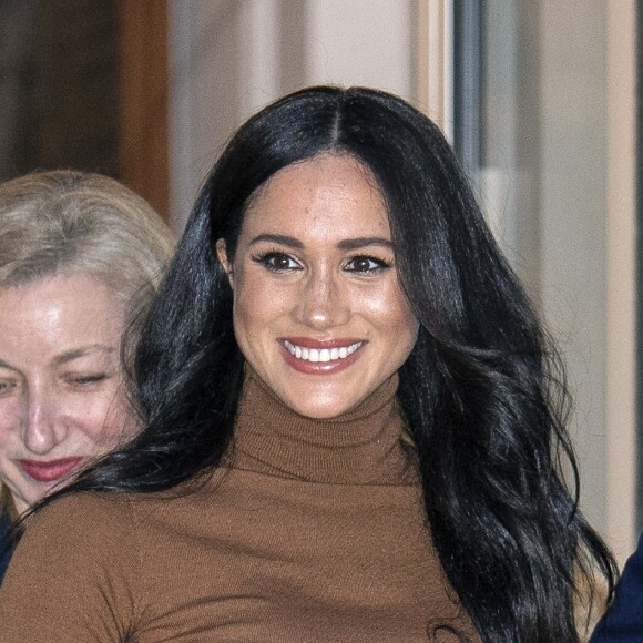 Le prince Harry, duc de Sussex, et Meghan Markle, duchesse de Sussex, en visite à la Canada House à Londres, Royaume Uni, le 7 janvier 2020.