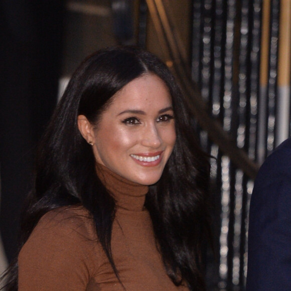 Le prince Harry, duc de Sussex, et Meghan Markle, duchesse de Sussex, en visite à la Canada House à Londres le 7 janvier 2020 © Ray Tang/London News Pictures via ZUMA Wire / Bestimage