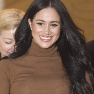 Le prince Harry, duc de Sussex, et Meghan Markle, duchesse de Sussex, en visite à la Canada House à Londres le 7 janvier 2020 © Ray Tang/London News Pictures via ZUMA Wire / Bestimage