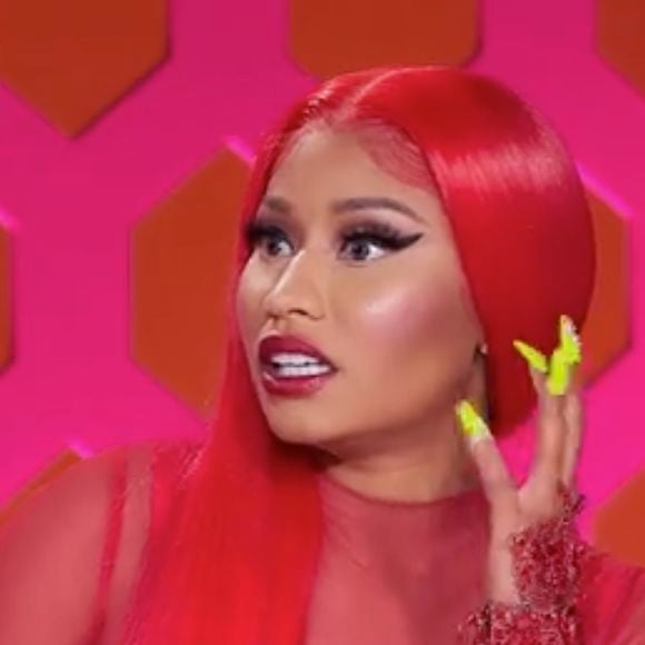 Nicki Minaj dans la douzième saison de l'émission "RuPaul's Drag Race".