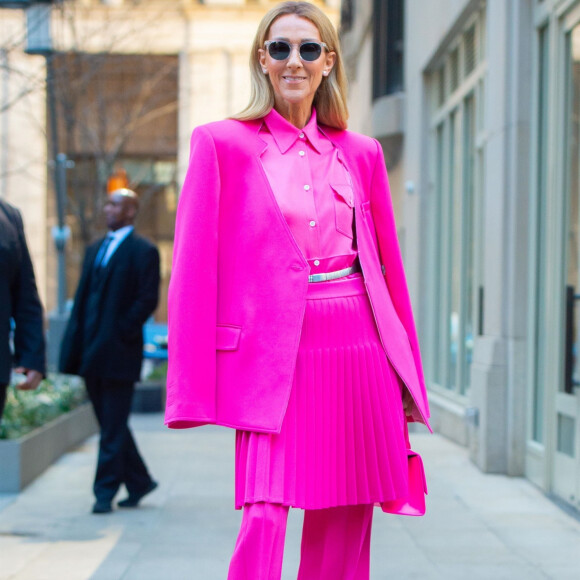 Celine Dion à New York le 7 mars 2020.