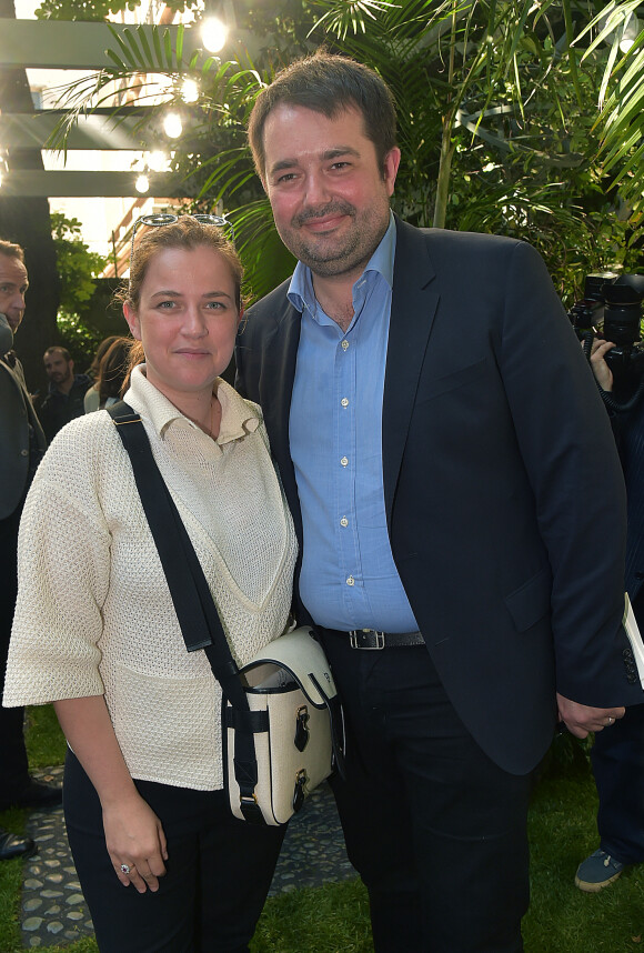 Jean-François Piège et sa femme Elodie Tavares - Défilé Bonpoint Collection printemps / été 2017 à l'Hôtel de Brancas à Paris le 6 juillet 2016. © Giancarlo Gorassini / Bestimage