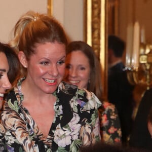 Kate, duchesse de Cambridge, assiste à la réception des 25 ans de l'association pour enfants Place2Be à Buckingham Palace. Londres, le 9 mars 2020.