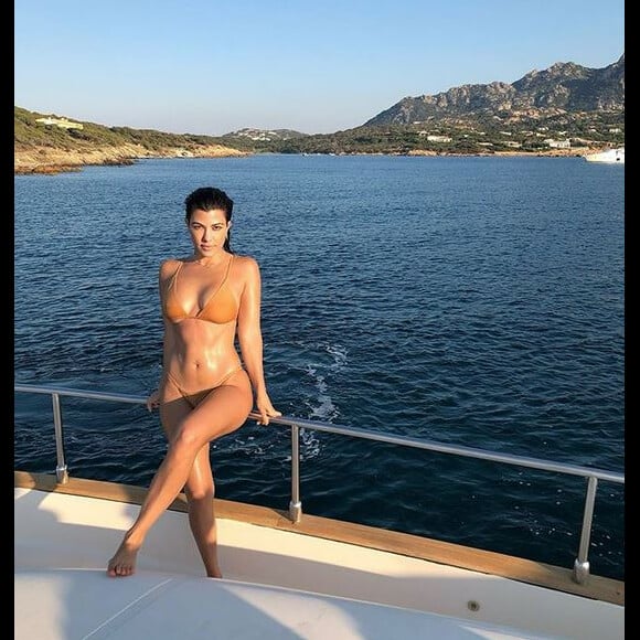 Kourtney Kardashian. Janvier 2020.