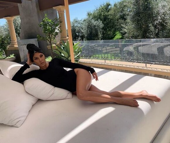 Kourtney Kardashian. Septembre 2019.