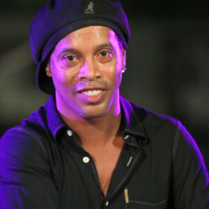 Exclusif - Soirée Ronaldinho Gaucho pour la promotion de sa nouvelle collection de montre 18k au Rio Beach Club à Rio de Janeiro au Brésil, le 25 mai 2018.