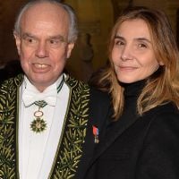 Frédéric Mitterrand entouré de Marc Ladreit de Lacharrière et Clotilde Courau