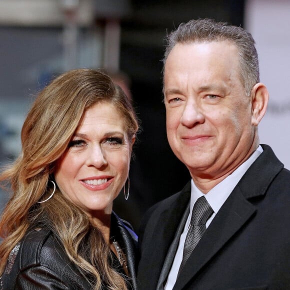 Tom Hanks et sa femme Rita Wilson - Première du film The Post au cinéma Odeon Leicester Square à Londres, Royaume Uni, le 10 janvier 2018.