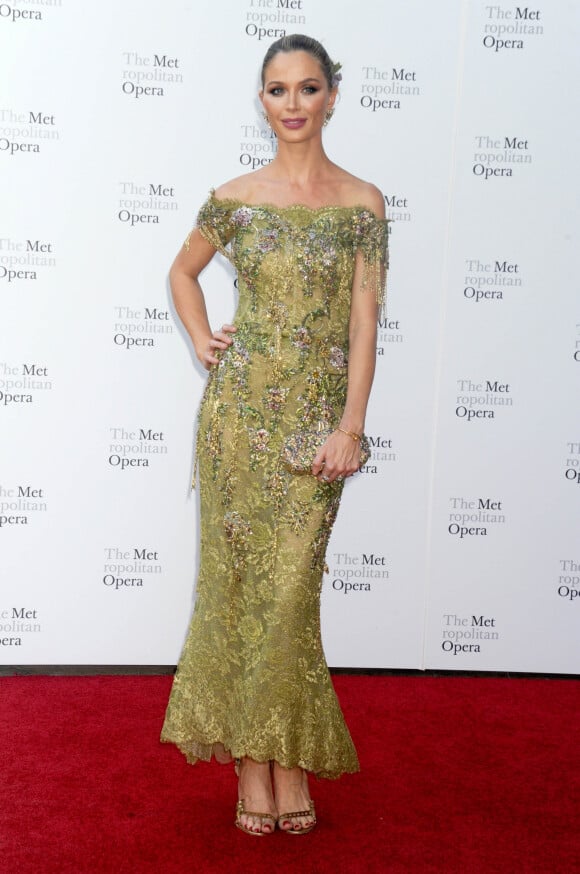 Georgina Chapman lors du gala de la nuit d'ouverture de l'Opéra Metropolitan à New York, le 25 septembre 2017.