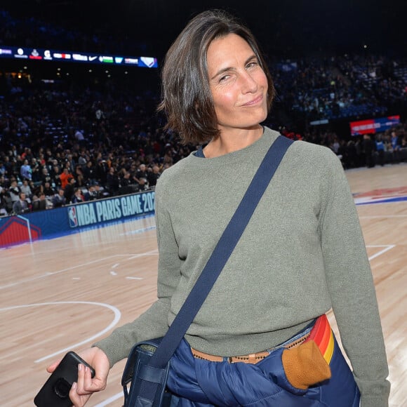 Alessandra Sublet au match de NBA Game Paris 2020 entre les Bucks de Milwaukee et les Charlotte Hornet à l'AccorHotels Arena à Paris le 24 janvier 2020. © Veeren / Bestimage