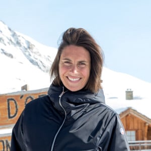 Photocall avec Alessandra Sublet, maitresse de cérémonie du 23ème festival international du film de comédie de l'Alpe d'Huez, le 18 janvier 2020. © Cyril Moreau/Bestimage