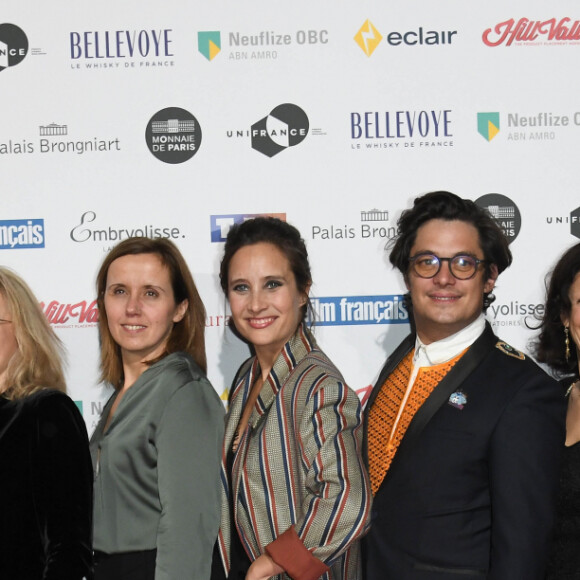 Antoine Duléry, Karine Spreuzkouski, Audrey Fleurot, Iris Bucher, Julie De Bona, Aurélien Wiik, Alexandre Laurent lors des 27e Trophées du Film Français au Palais Brongniart à Paris, le 11 février 2020. © Coadic Guirec/Bestimage