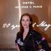Exclusif - Audrey Fleurot lors du 20ème anniversaire de l'hôtel Four Seasons Hotel George V à Paris, le 7 décembre 2019. © Rachid Bellak/Bestimage