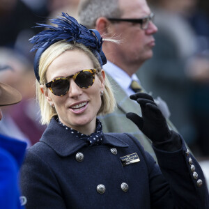 Zara Tindall au Festival de Cheltenham à l'hippodrome de Cheltenham, 10 mars 2020
