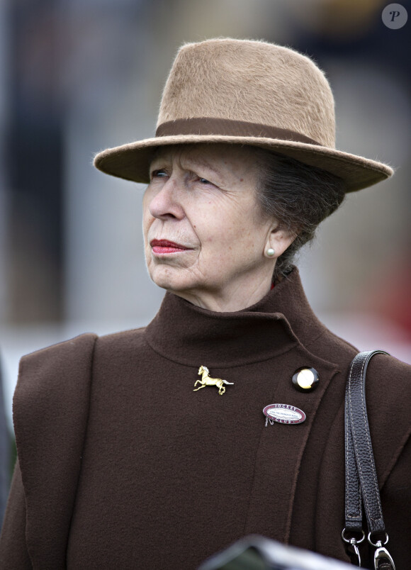La princesse Anne lors du festival de Cheltenham le 11 mars 2020.