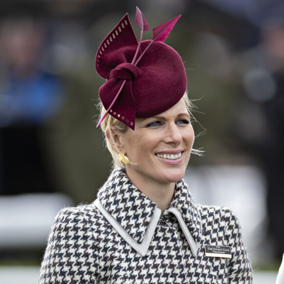 Zara Tindall au festival de Cheltenham le 11 mars 2020.