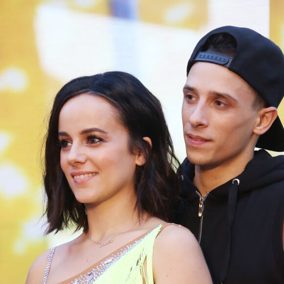 Alizée et son compagnon Grégoire Lyonnet - Spectacle "Danse avec les stars" lors du 55ème Festival de Télévision de Monte-Carlo à Monaco, le 14 juin 2015.