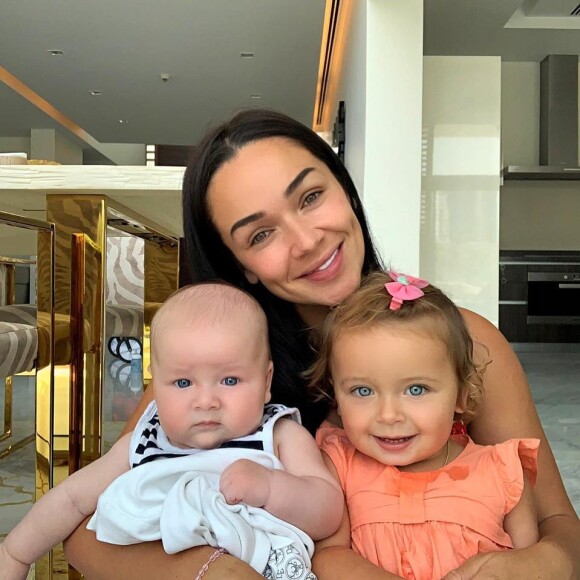 Jazz avec ses enfants Cayden et Chelsea sur Instagram, le 14 mai 2019