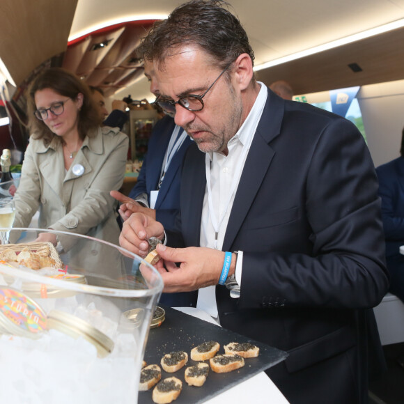 Exclusif - Michel Sarran - Inauguration de la nouvelle ligne LGV (Ligne Grande Vitesse) Paris-Bordeaux. Le TGV est parti de la gare Montparnasse à 8h41. Le 1er juillet 2017 © CVS / Bestimage