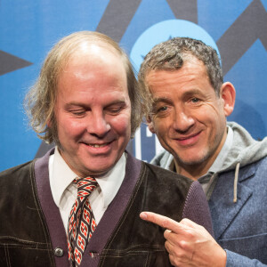 Philippe Katerine et Dany Boon lors du photocall de la soirée d'ouverture de la 23ème édition du festival international du film de comédie l'Alpe d'Huez, Isère, France, le 14 janvier 2020. © Cyril Moreau/Bestimage