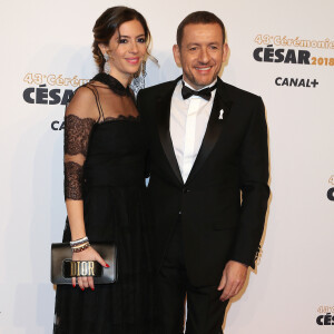 Dany Boon (porte le ruban maintenant on agit) et sa femme Yaël - Photocall lors de la 43ème cérémonie des Cesar à la salle Pleyel à Paris, le 2 mars 2018. © Dominique Jacovides - Olivier Borde / Bestimage