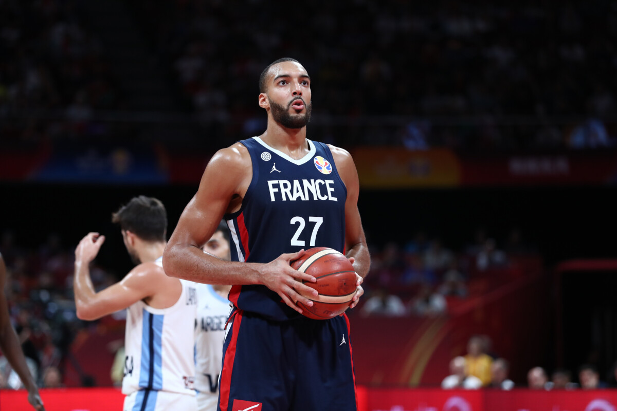 Photo Rudy Gobert (France) Championnats du monde de basketball