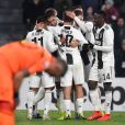 Paulo Dybala, Blaise Matuidi et la Juventus Turin affrontent le Chievo Vérone. Turin, le 21 janvier 2019.