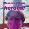 Valérie Bègue a partagé cette photo de sa maman Marie-Jeanne Bègue, sur Instagram, le 23 mars 2020.