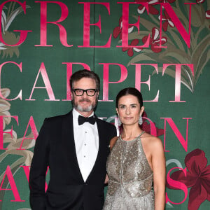 Colin Firth et son ex-femme Livia Giuggioli Firth - Cérémonie des Green Carpet Fashion Awards au théâtre La Scala lors de la fashion week à Milan, le 22 septembre 2019.