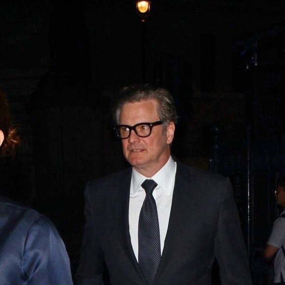 Colin Firth et sa femme Livia au dîner de réouverture de la boutique Chopard sur Bond Street à Londres, Royaume Uni, le 17 juin 2019.