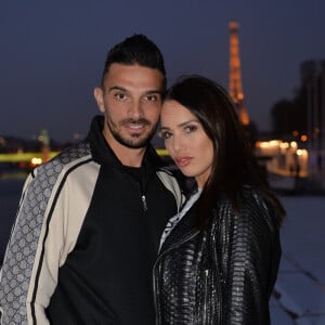 Exclusif - Julien Tanti et sa compagne Manon Marsault - Soirée du 9ème anniversaire du site en ligne "AliExpress.com" (filiale d'Alibaba) à Paris le 28 mars 2019. © Veeren/Bestimage