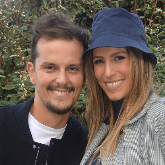 Laury Thilleman (Miss France 2011) et son compagnon Juan Arbelaez - People au défilé Lacoste Collection Prêt-à-Porter Printemps/Eté 2020 lors de la Fashion Week de Paris, le 1er octobre 2019. © Veeren Ramsamy-Christophe Clovis/Bestimage