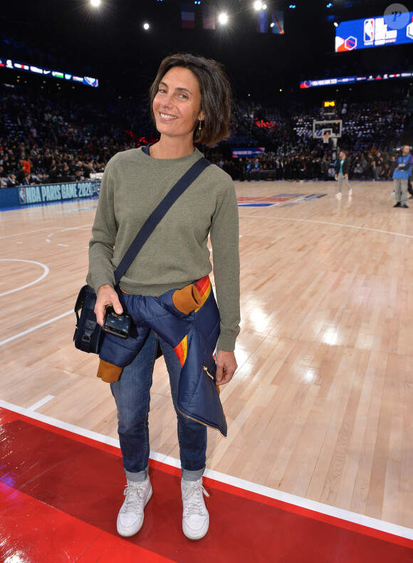 Alessandra Sublet au match de NBA Game Paris 2020 entre les Bucks de Milwaukee et les Charlotte Hornet à l'AccorHotels Arena à Paris le 24 janvier 2020. © Veeren / Bestimage