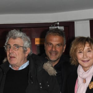 Exclusif - Thierry Lhermitte, Michel Boujenah, Steve Suissa, Marie-Anne Chazel et Daniel Russo - Générale de la pièce "Fleurs de Soleil" au théâtre Antoine à Paris le 27 février 2020. © Coadic Guirec/Bestimage