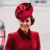 Kate Middleton, duchesse de Cambridge - La famille royale d'Angleterre à la sortie de la cérémonie du Commonwealth en l'abbaye de Westminster à Londres, le 9 mars 2020.