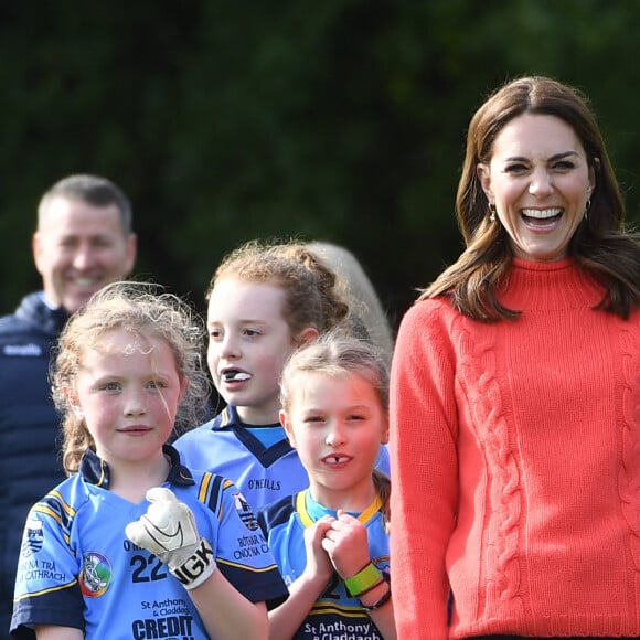 Catherine (Kate) Middleton, duchesse de Cambridge - Visite du club Salthill Knocknacarra GAA à Galway le troisième jour du voyage en République d'Irlande. Galway, 5 mars 2020