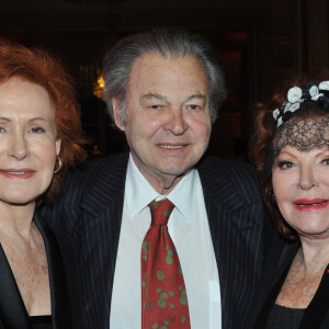 Régine, son frère Maurice Bidermann et sa femme Danièle - Soirée de gala "La guinguette de Régine" en faveur de l'ONG "Les puits du désert" à Paris le 19 novembre 2013.