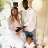 Emilie Fiorelli enceinte, M'Baye Niang et Louna, photo Instagram.