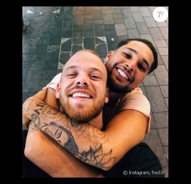 Eddy (Les Anges) pose avec son petit-ami, Fred, sur Instagram - 1er janvier 2020