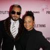 Exclusif - Umar Kamani et Christina Milian lors de l'ouverture du tout nouveau showroom parisien PrettyLittleThing parrainée par Sananas, rue Saint-Florentin dans le 8ème arrondissement de Paris, France, le 3 mars 2020, en marge de la semaine de la mode de Paris. © Marc Ausset-Lacroix/Bestimage