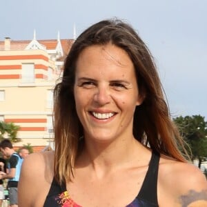 Exclusif - Laure Manaudou - La championne de natation L.Manaudou organise et lance la 1er édition de sa course, la "Swimrun" à Arcachon, France, le 23 juin 2019. © Patrick Bernard/Bestimage