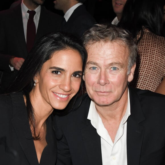 Exclusif Franck Dubosc et sa femme Danièle - Soirée caritative des parrains de l'Appel national pour la Tsedaka au Pavillon Gabriel parrainnée cette année par M. Drucker à Paris le 1er décembre 2019. Le dîner a été suivi d'une vente aux enchère avec un rare disque d'or de Jean-Jacques Goldman offert par Jean Jacques et dédicacé spécialement pour la soirée. © Coadic Guirec-Cyril Moreau/Bestimage