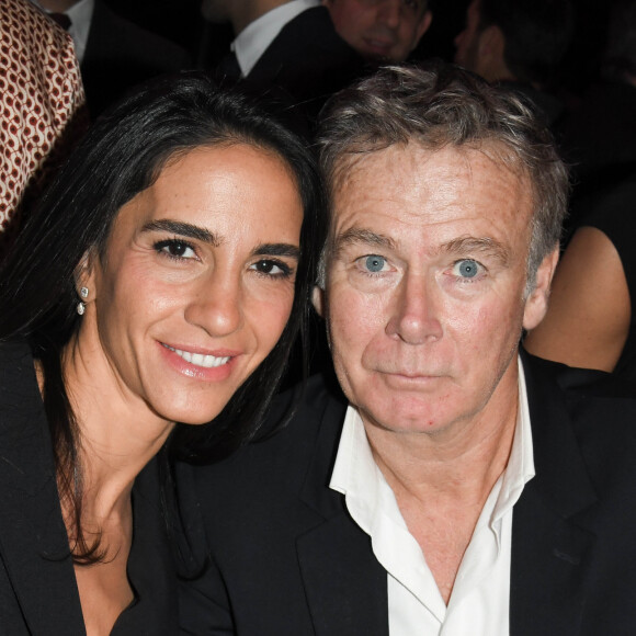 Exclusif -Franck Dubosc et sa femme Danièle - Soirée caritative des parrains de l'Appel national pour la Tsedaka au Pavillon Gabriel parrainnée cette année par M. Drucker à Paris le 1er décembre 2019. Le dîner a été suivi d'une vente aux enchère avec un rare disque d'or de Jean-Jacques Goldman offert par Jean Jacques et dédicacé spécialement pour la soirée. © Coadic Guirec-Cyril Moreau/Bestimage