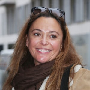 Exclusif - Sandrine Quetier - Arrivées à l'enregistrement de l'émission "2h de Rire et de Direct" au Paradis Latin à Paris. Le 13 janvier 2020 © Panoramic / Bestimage 13/01/2020 - Paris