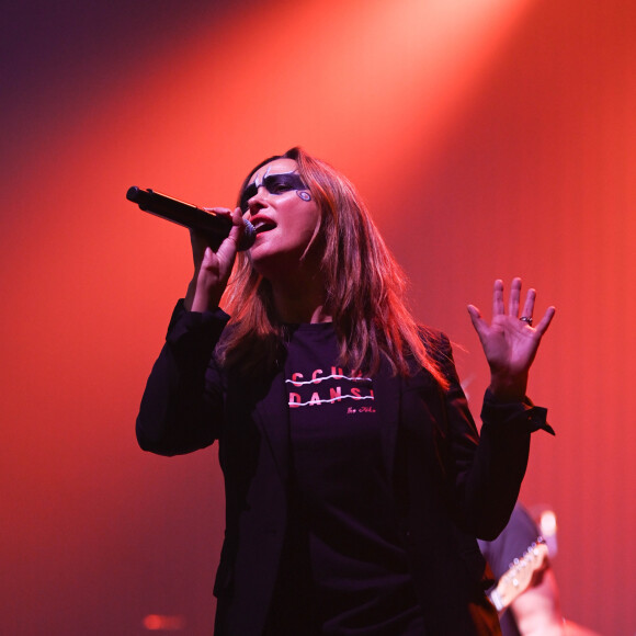 Exclusif - Sandrine Quetier en concert avec son groupe "The Jokers" en première partie du concert de J-B Guégan à la Seine Musicale à Boulogne le 19 janvier 2020. © Coadic Guirec/Bestimage 19/01/2020 - Paris