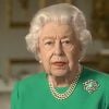 Intervention télévisée de la reine Elisabeth II d'Angleterre à propos de l'épidémie de coronavirus (COVID-19) aux habitants du Royaume Uni et du Commonwealth le 5 avril 2020. © Cyril Moreau / Bestimage
